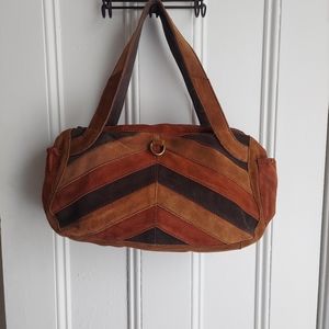 Vintage Inspired Lucky Brand Suede Purse